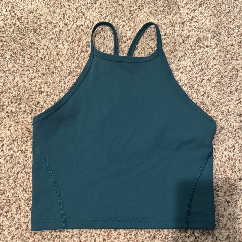 Lululemon Athletica Deep Teal High neck top